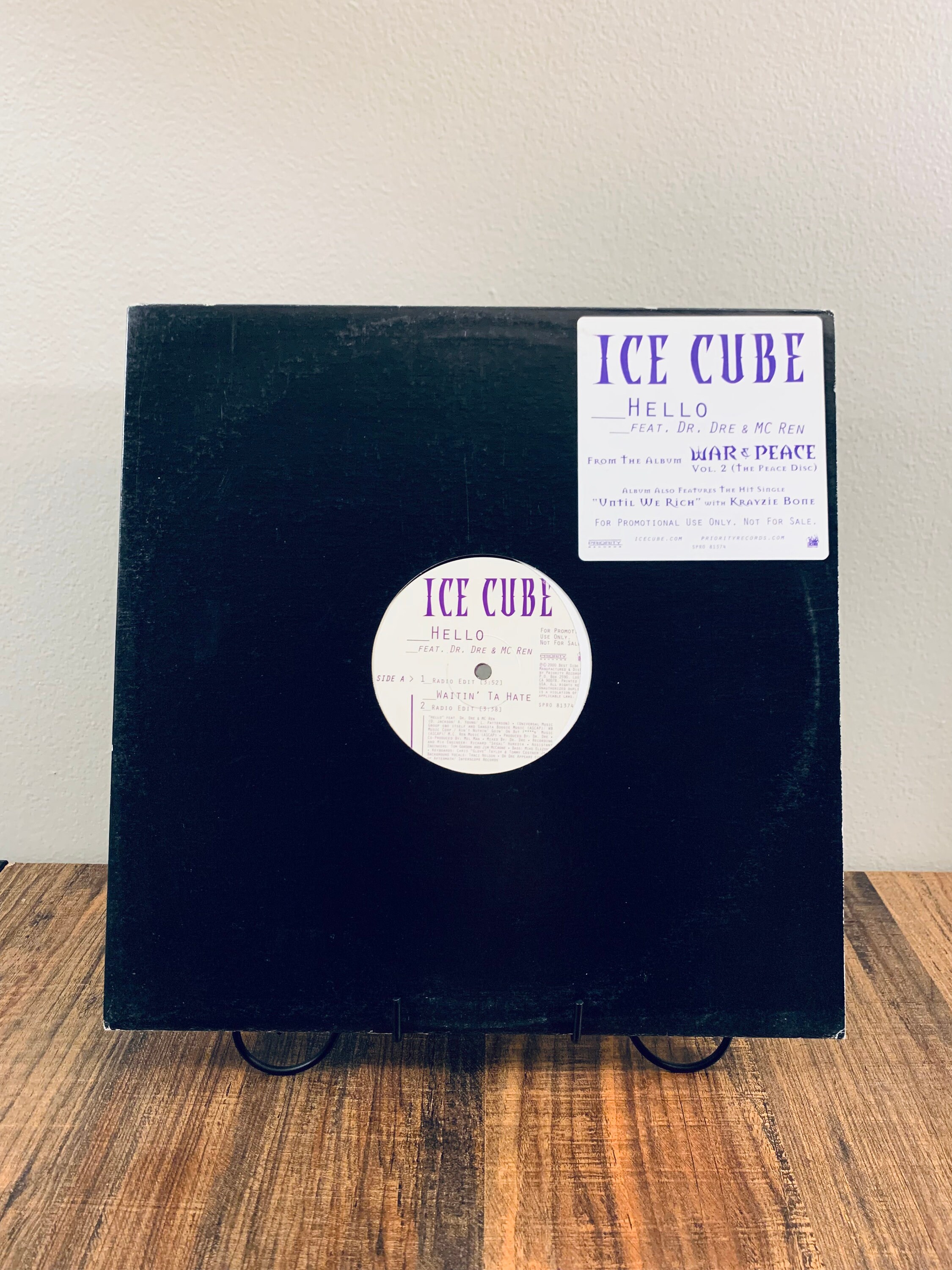 アイスキューブ ice cube レコード war&peace - メルカリ