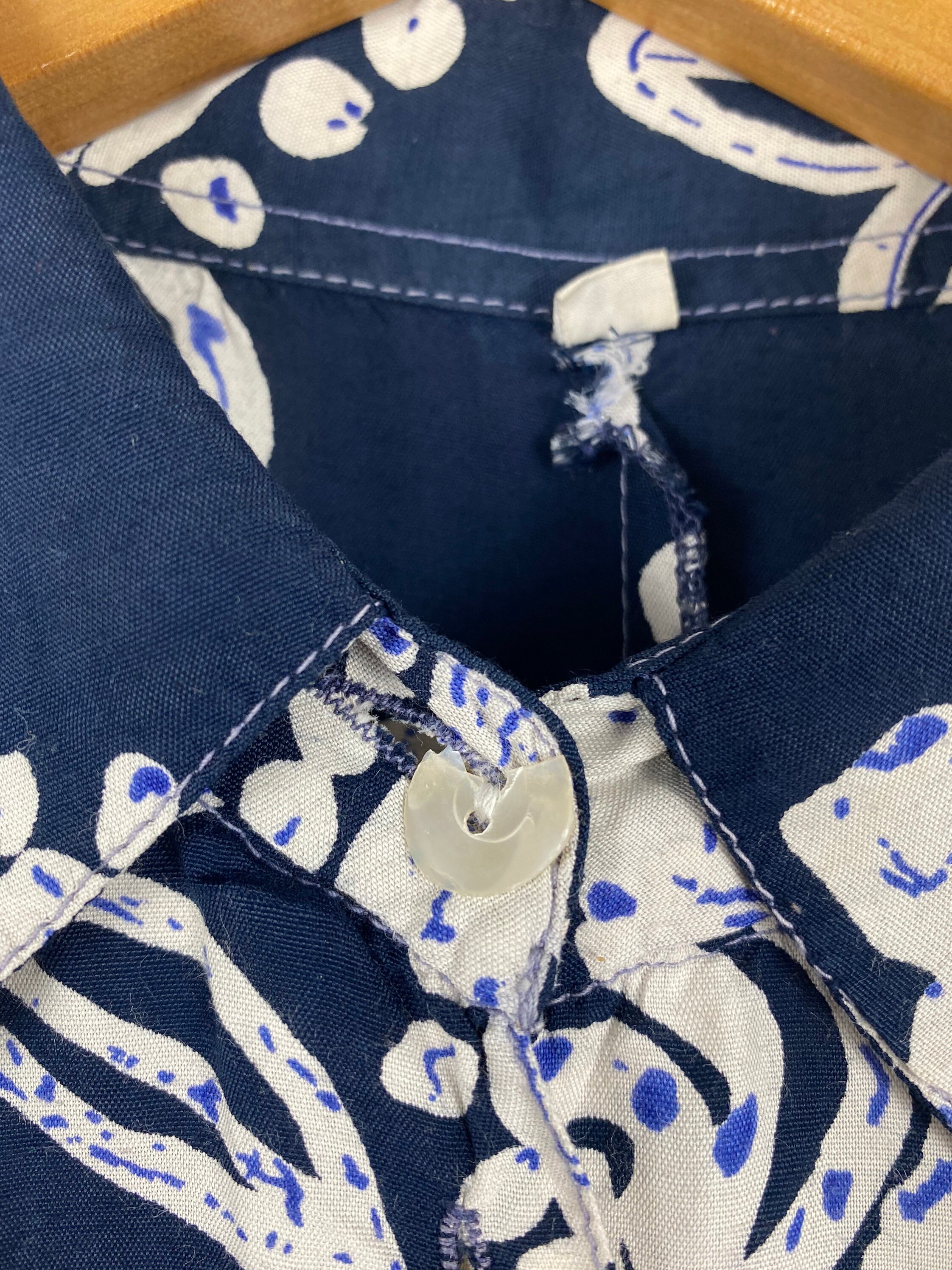 90's Deadstock Abstract Print Blouse by Express
