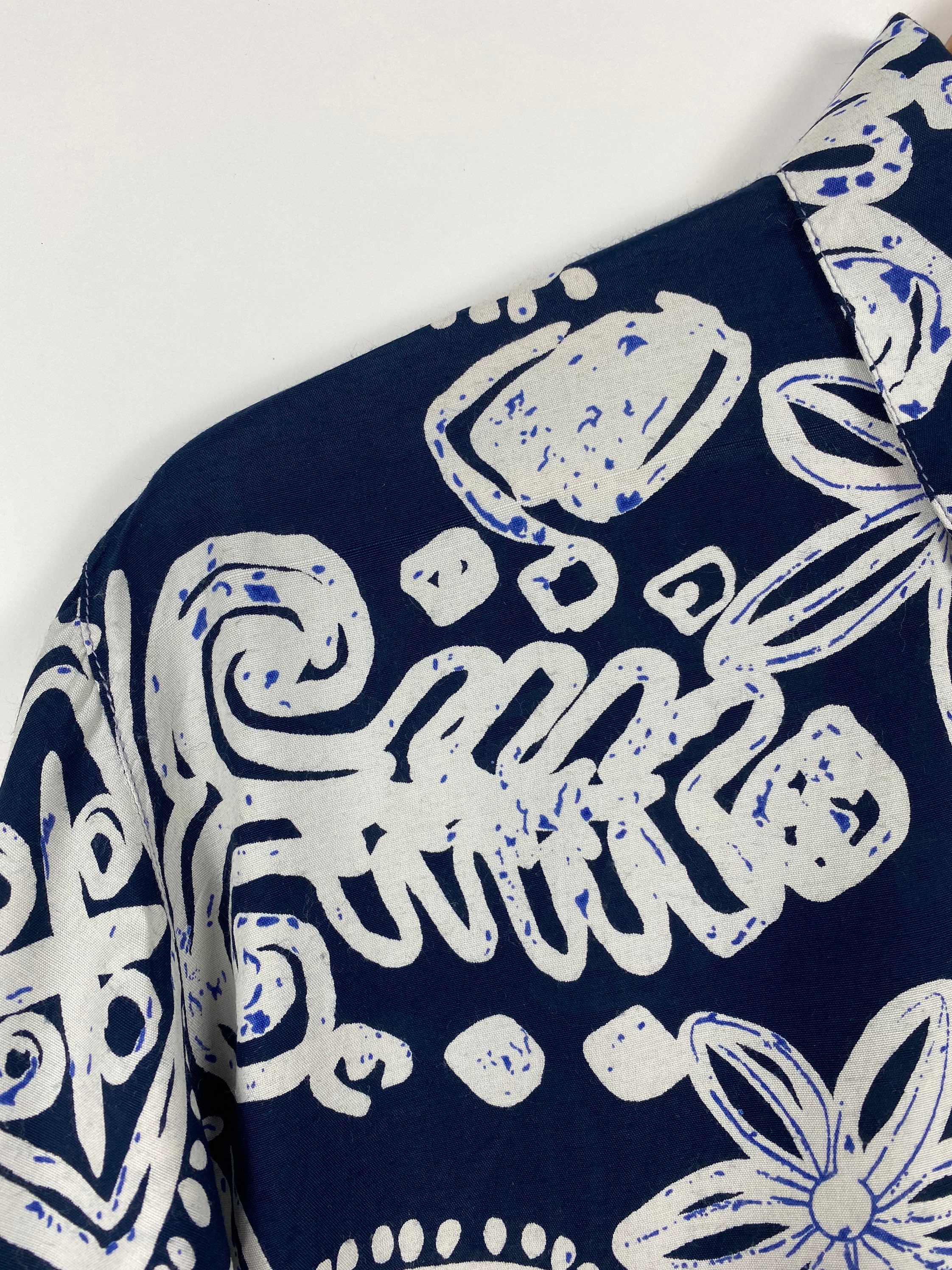 90's Deadstock Abstract Print Blouse by Express main image 0