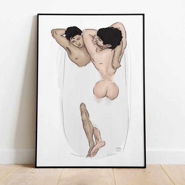 ROMANTIC BATH | Printed Art