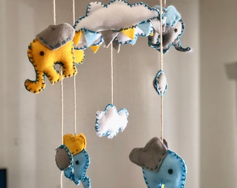 Elephant Circus- Baby crib mobiles