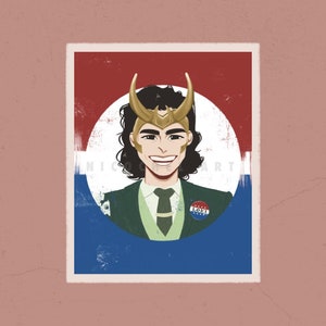 Vote - Illustration - God of Mischief - Wall Decor - Nicochel