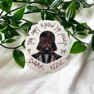 Power of the Dark Side Vinyl Sticker