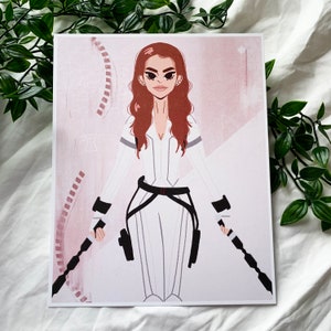 LE Widow - Illustration - NR - Wall Decor - Nicochel