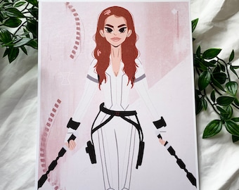 LE Widow - Ilustracja - NR - Dekoracja ścienna - Nicochel