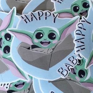 Happy Baby Vinyl Sticker