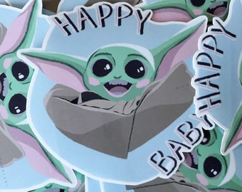 Happy Baby Vinyl Sticker