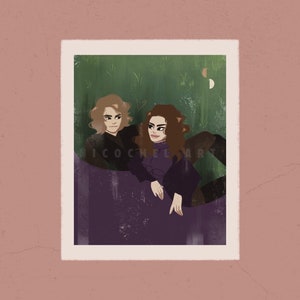 Field of Love - Illustration - Anakin and Padmé - Wall Decor - Nicochel