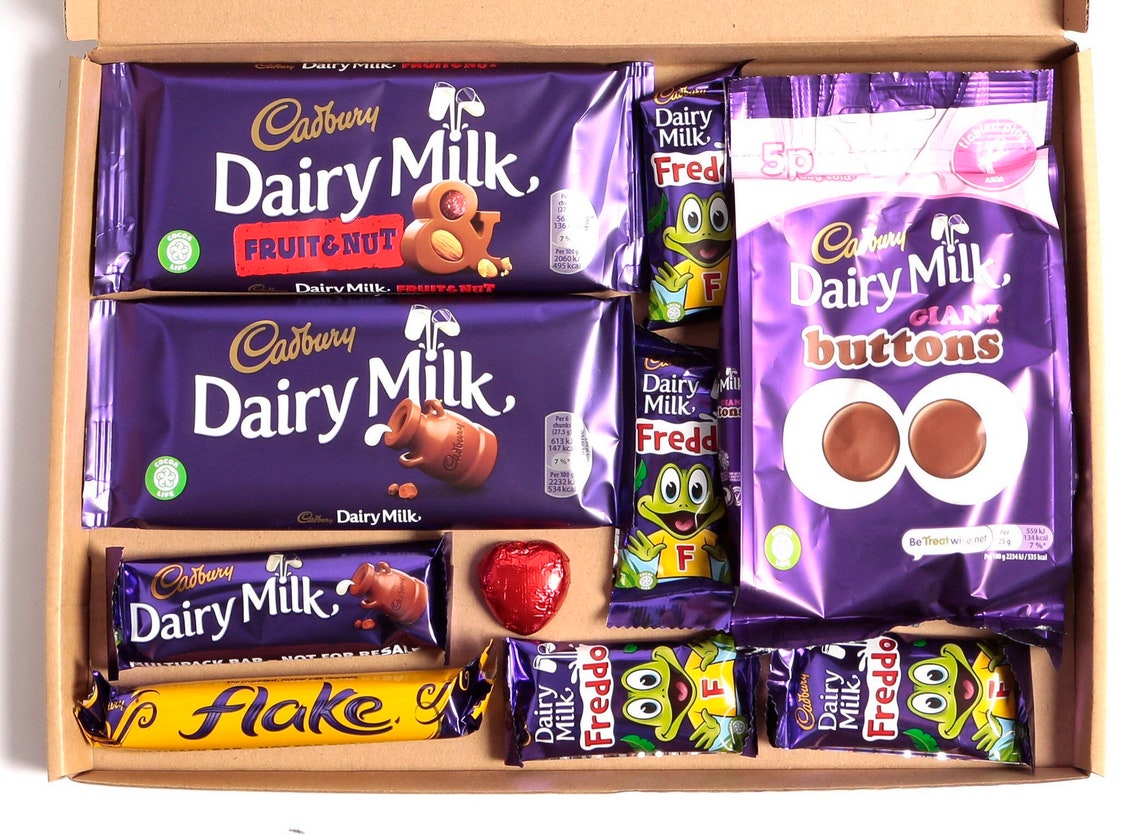 Cadbury Chocolate Dairy milk Gift Box Etsy