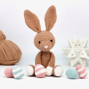 Easter Bunny Crochet Pattern PDF - Easter Crochet Bunny Amigurumi Pattern - Amigurumi Bunny Pattern - Cute Bunny Crochet Rabbit Pattern Easy