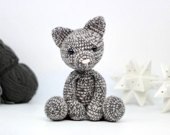 Cat Crochet Pattern PDF - Easy Crochet Cat Amigurumi Pattern - Crochet Kitten Amigurumi Cat Pattern - Animal Crochet Animal Pattern - UK/US