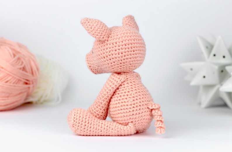 Pig Crochet Pattern PDF Easy Crochet Pig Amigurumi Pattern Amigurumi Pig Pattern Animal Crochet Animal Pattern Download UK/Au/US image 4