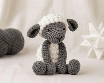 Sheep Crochet Pattern PDF - Lamb Pattern - Amigurumi Crochet Lamb Amigurumi Sheep Amigurumi Lamb Crochet Sheep Pattern - Download UK/Au/US