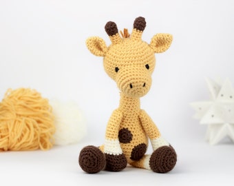 Wzór na szydełko żyrafy PDF - Łatwy wzór na szydełko żyrafy Amigurumi - Wzór na żyrafę Amigurumi - Wzór na szydełko zwierzęce - UK/Au/US