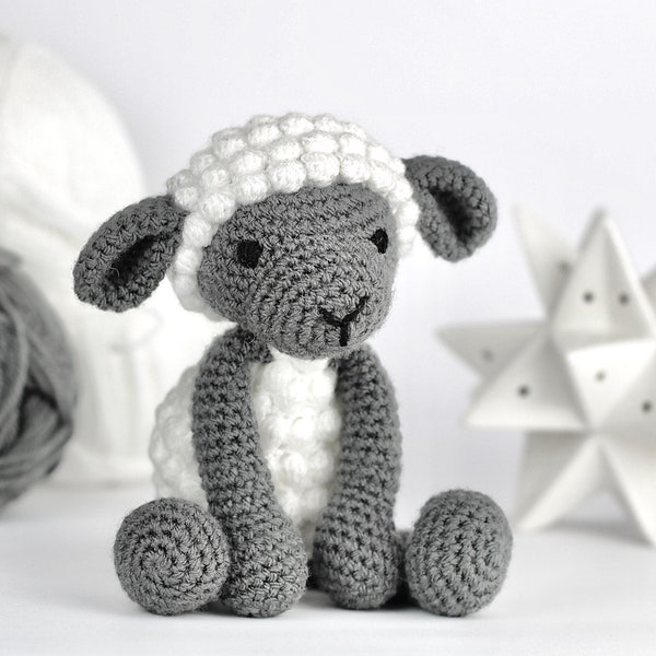 Patron de mouton au crochet PDF - Patron d'agneau - Agneau au crochet Amigurumi - Patron de mouton au crochet d'Agneau Amigurumi au crochet - Télécharger