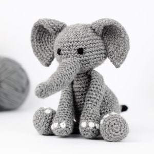 Elephant Crochet Pattern PDF - Crochet Animal Pattern - Easy Crochet Elephant Pattern - Amigurumi Pattern - Beginner Crochet Toy - Download