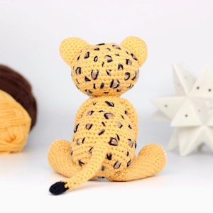 Leopard Crochet Pattern PDF Crochet Leopard Amigurumi Pattern Crochet Cheetah Crochet Jaguar Pattern Amigurumi Leopard Pattern UK/US image 4