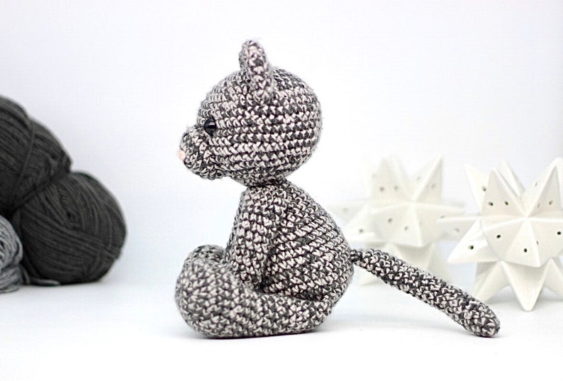 Cat Crochet Pattern PDF Easy Crochet Cat Amigurumi Pattern Etsy UK
