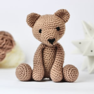 Schema uncinetto Teddy PDF - Schema orsetto amigurumi - Schema orsetto all'uncinetto facile - Orsetto all'uncinetto peluche Amigurumi - UK/US