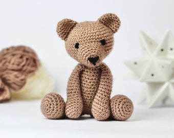 Teddy Crochet Pattern PDF - Amigurumi Teddy Bear Pattern - Easy Crochet Teddy Pattern - Bear Crochet Stuffed Animal Amigurumi Bear - UK/US