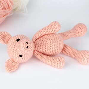 Pig Crochet Pattern PDF Easy Crochet Pig Amigurumi Pattern Amigurumi Pig Pattern Animal Crochet Animal Pattern Download UK/Au/US image 8