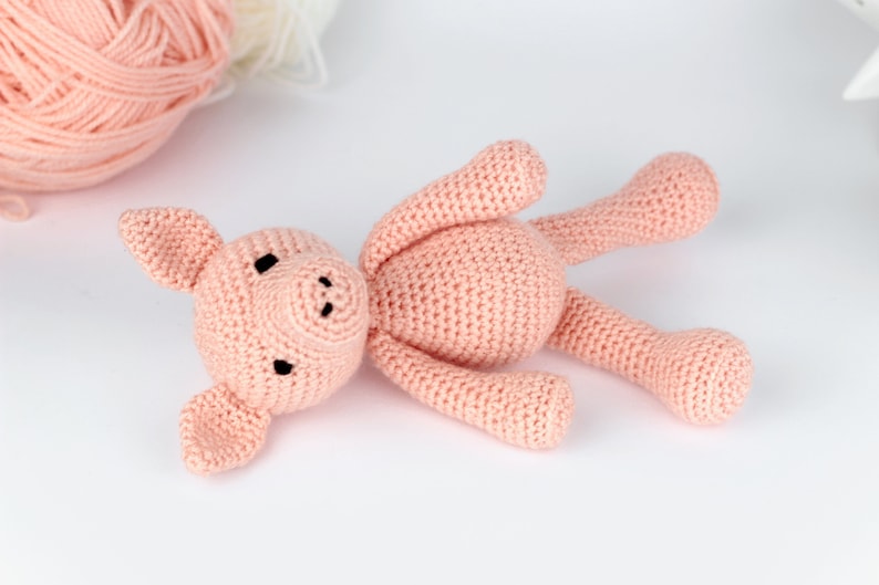 Pig Crochet Pattern PDF Easy Crochet Pig Amigurumi Pattern Amigurumi Pig Pattern Animal Crochet Animal Pattern Download UK/Au/US image 8