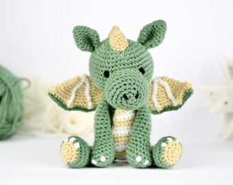 Dragon Crochet Pattern PDF - Crochet Animal Pattern - Crochet Dragon Pattern - Crochet Amigurumi Dragon -Crochet Toy - Download UK/Au/US