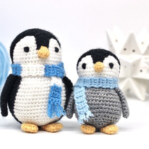 Penguin Crochet Pattern PDF Easy Crochet Penguin Amigurumi Pattern Amigurumi Penguin Pattern Christmas Crochet Christmas Pattern UK/US image 8