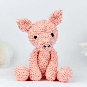 Pig Crochet Pattern PDF Easy Crochet Pig Amigurumi Pattern Amigurumi Pig Pattern Animal Crochet Animal Pattern Download UK/Au/US image 1