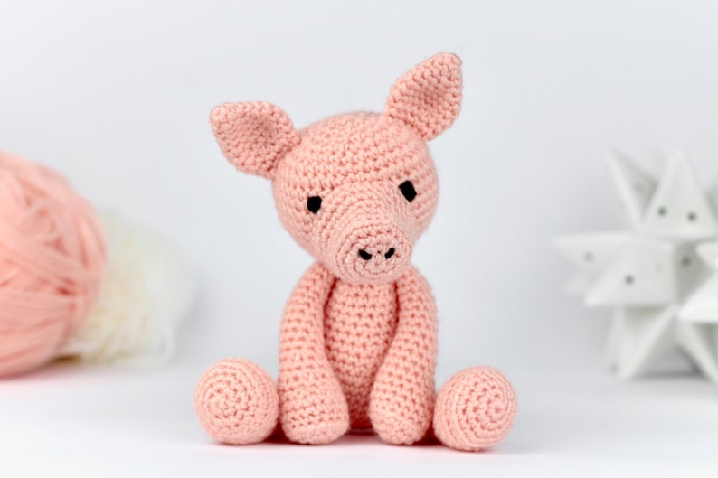 Pig Crochet Pattern PDF Easy Crochet Pig Amigurumi Pattern Amigurumi Pig Pattern Animal Crochet Animal Pattern Download UK/Au/US image 1