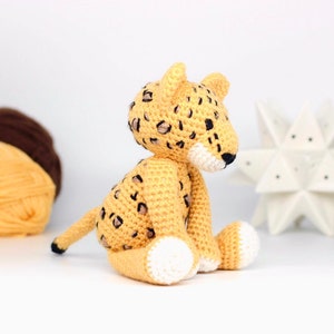 Leopard Crochet Pattern PDF Crochet Leopard Amigurumi Pattern Crochet Cheetah Crochet Jaguar Pattern Amigurumi Leopard Pattern UK/US image 5