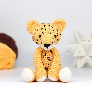 Leopard Crochet Pattern PDF Crochet Leopard Amigurumi Pattern Crochet Cheetah Crochet Jaguar Pattern Amigurumi Leopard Pattern UK/US image 2