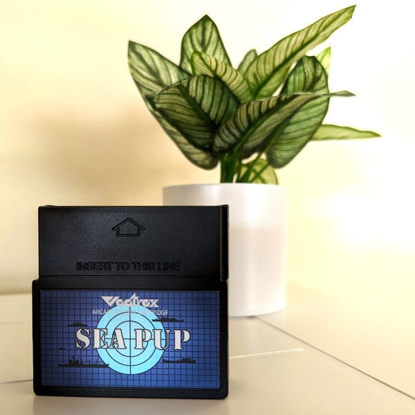 Sea Pup Vectrex Game Cartridge