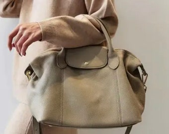 Genuine Leather bag, Crossbody Bag, Top Handle Bag, gift for her