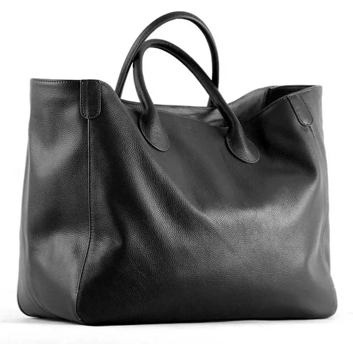 Oversized Leather Bag Genuine Cowhide Leather Bag Ultra Soft - Etsy UK