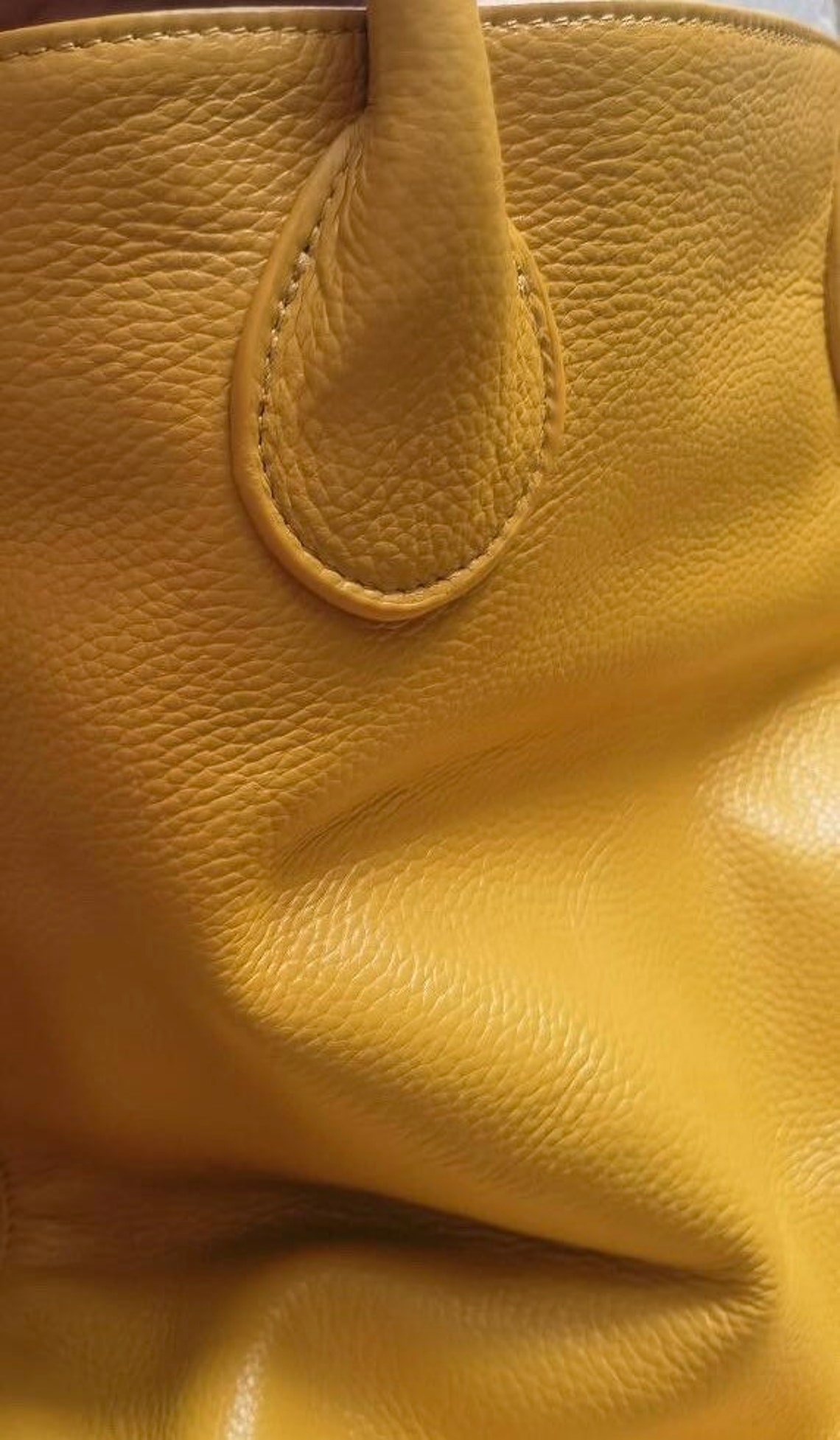 Oversized Leather Bag Genuine Cowhide Leather Bag Ultra Soft Etsy UK