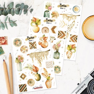 Boho stickers / Boho deco stickers / Nieuwjaar sticker / Deco sticker / Bullet Sticker / Planner Stickers / Scrapbook Stickers / Journal Stickers