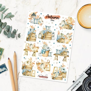 Pegatinas de otoño / Pegatinas de otoño / Decoración de otoño / Decoración de otoño / Pegatinas de bala / Pegatinas de planificador / Pegatinas de álbum de recortes / Pegatinas de diario