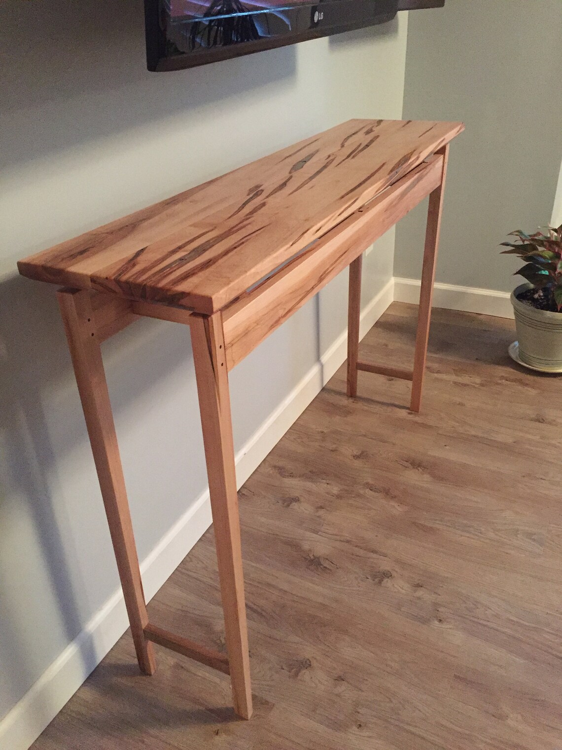 Tall Sofa Table hallway table Etsy