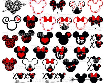 Free Free 144 Mickey And Minnie Love Svg SVG PNG EPS DXF File