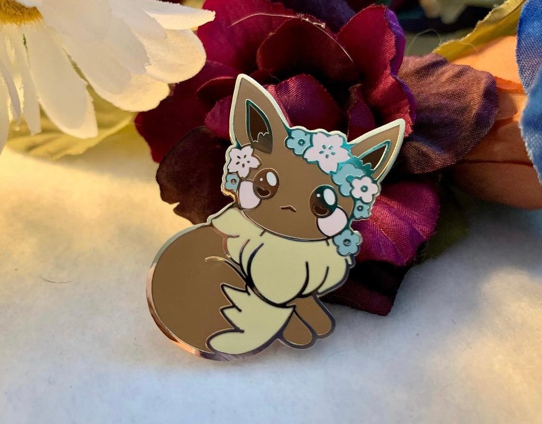Spring Fox Pin - Etsy