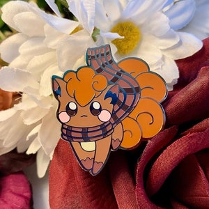 Autumn Fox Pin