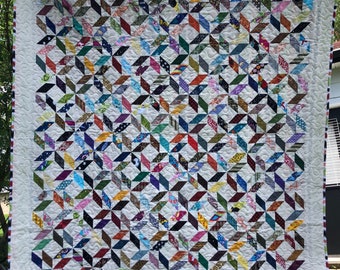 Whirlygigs - Large Lap/Small Twin Quilt