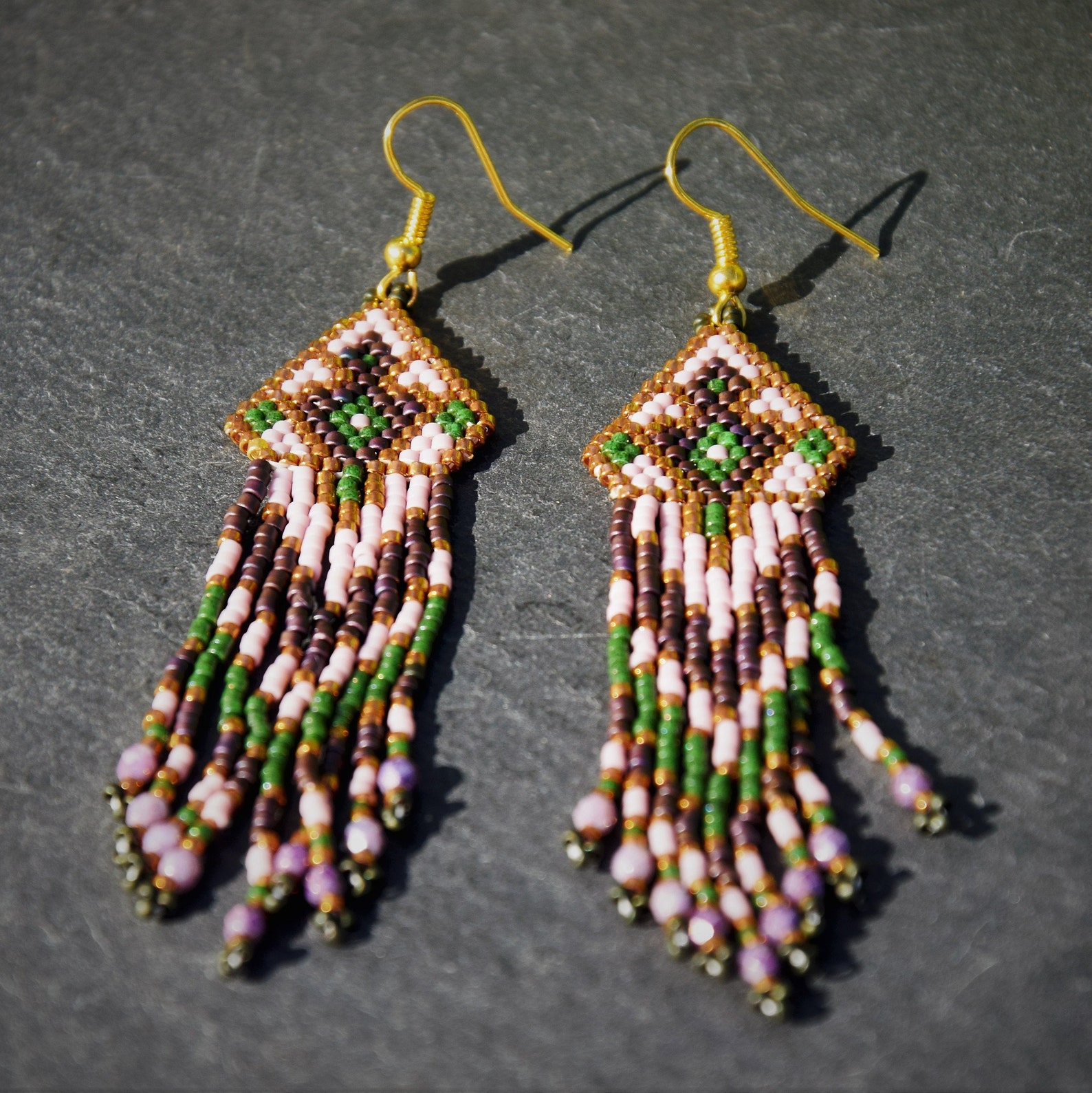 waterfall fringe earrings