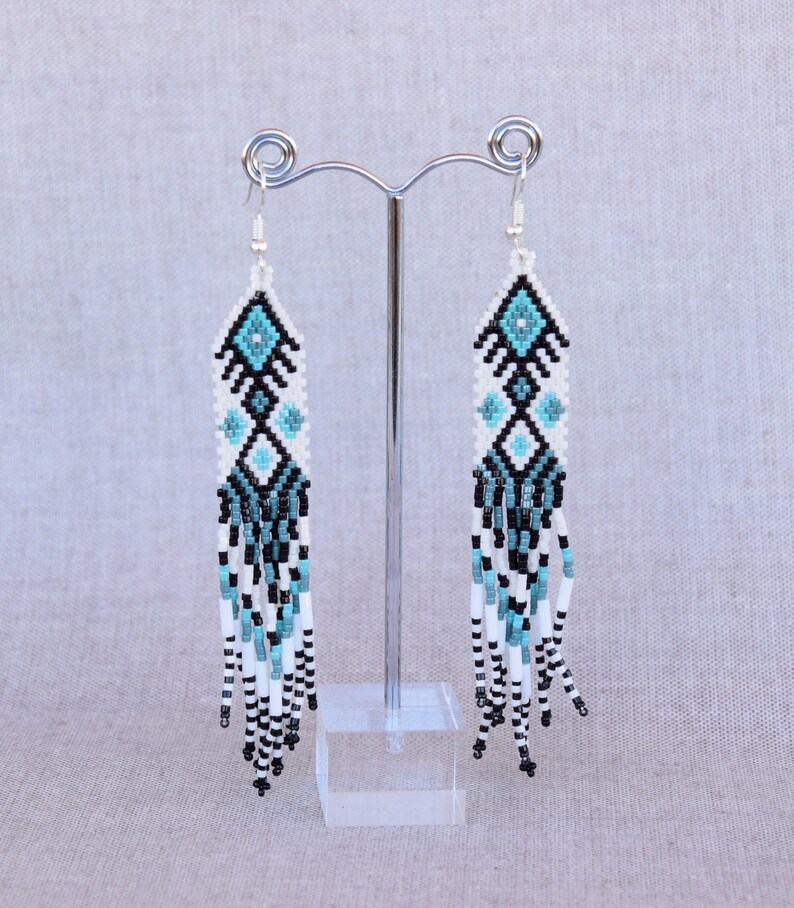waterfall fringe earrings