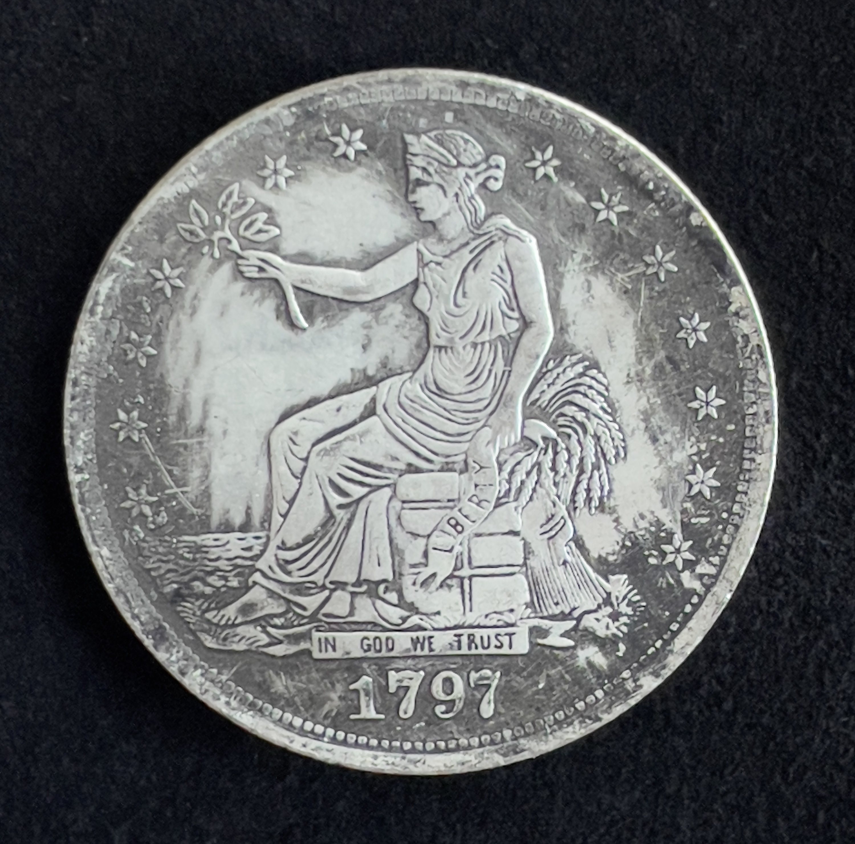 Replica 1797 United States Trade Dollar One Dollar Coin