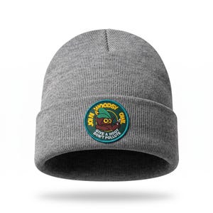 Woodsy Owl Beanie with Woven Patch