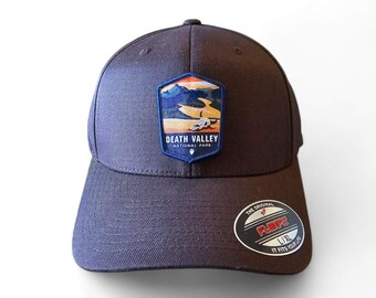 Death Valley National Park Fitted Baseball Cap | California Nevada Souvenir Flexfit Hat