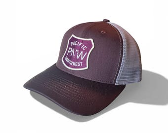PNW Tree Patch Trucker Hat, American Made