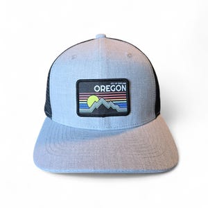 Vintage Oregon Trucker Cap with Unique Portland Snapback Patch